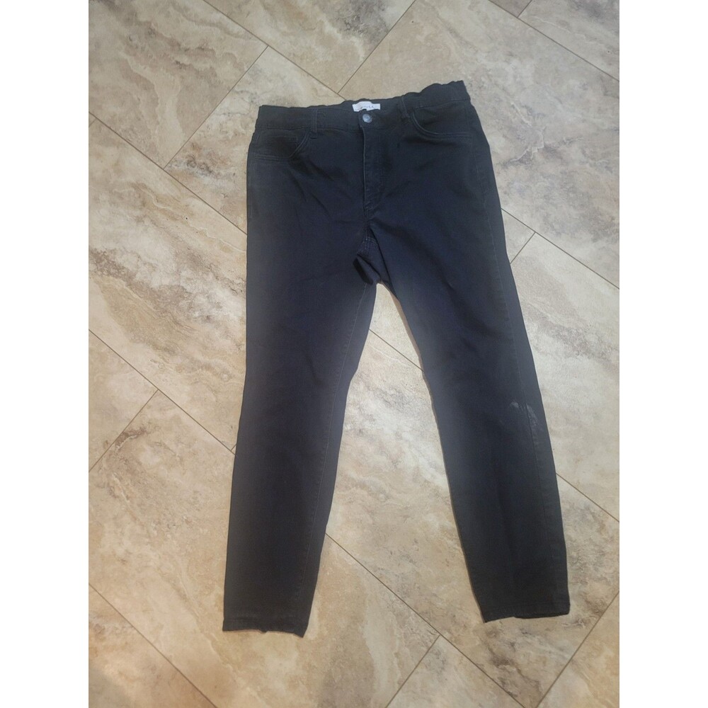 Ann Taylor LOFT Super Soft Black Denim Jeans W Pockets 30 10